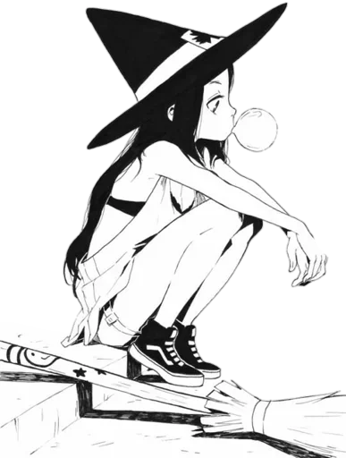 😈 Стикер «Anime Halloween» для Telegram