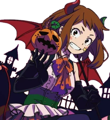 😈 Стикер «Anime Halloween» для Telegram