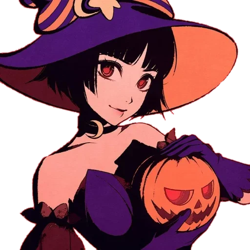 🎃 Стикер «Anime Halloween» для Telegram