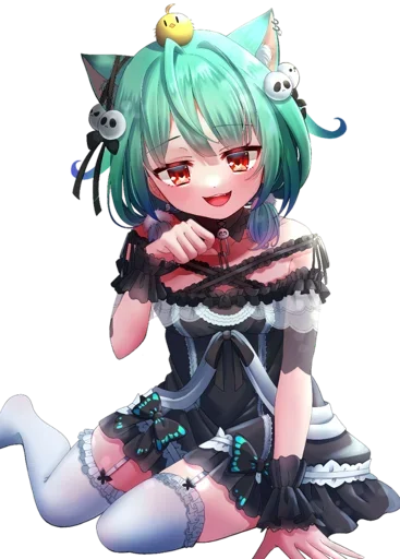 😈 Стикер «Anime Halloween» для Telegram