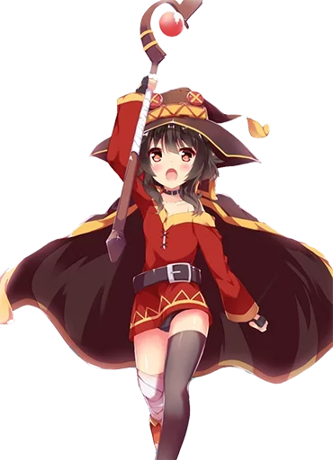 😁 Стикер «Anime Megumine» для Telegram