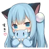 😶 Эмодзи «anime mix» для Telegram
