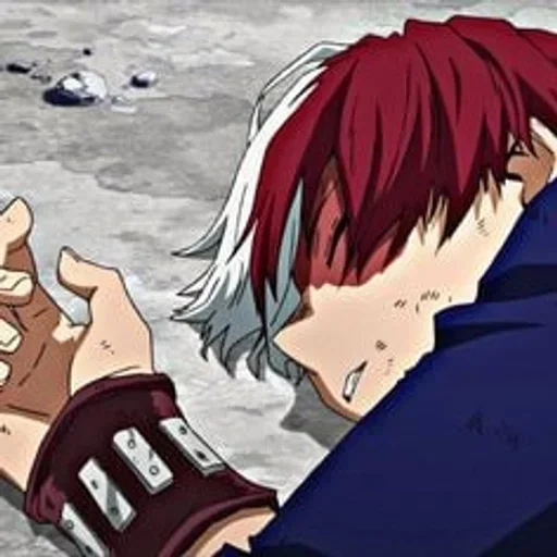🧊 Стикер «Anime Shoto Todoroki» для Telegram