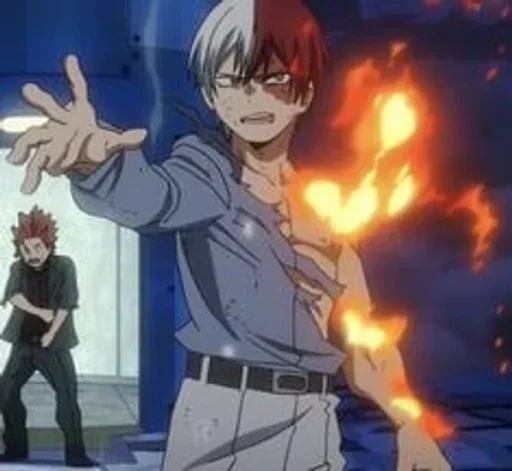 🧊 Стикер «Anime Shoto Todoroki» для Telegram