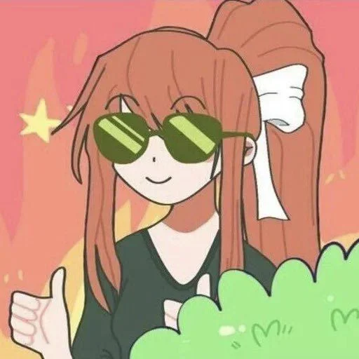 👍 Стикер «Anime chans» для Telegram