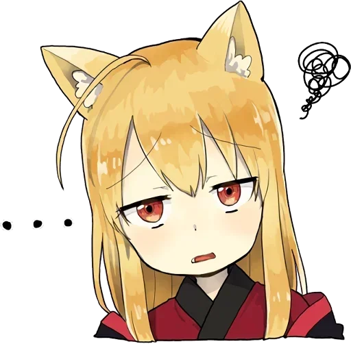 😐 Стикер «Anime chans» для Telegram