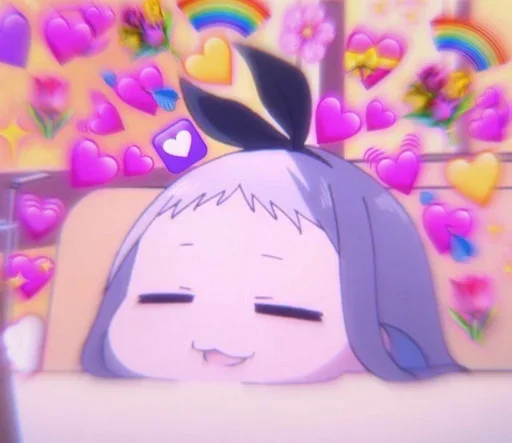 🥰 Стикер «Anime chans» для Telegram