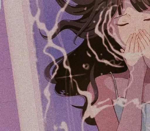 😢 Стикер «Anime chans» для Telegram