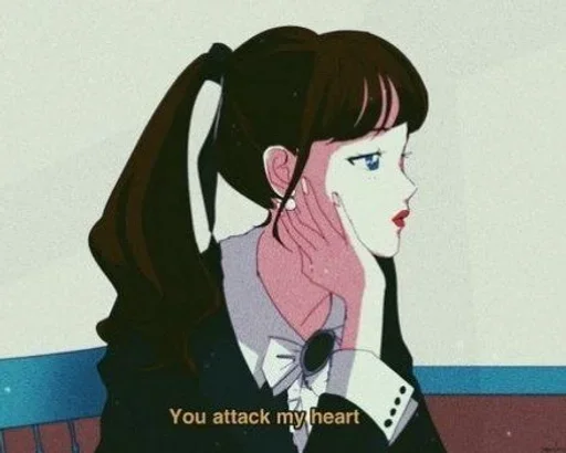 💔 Стикер «Anime chans» для Telegram