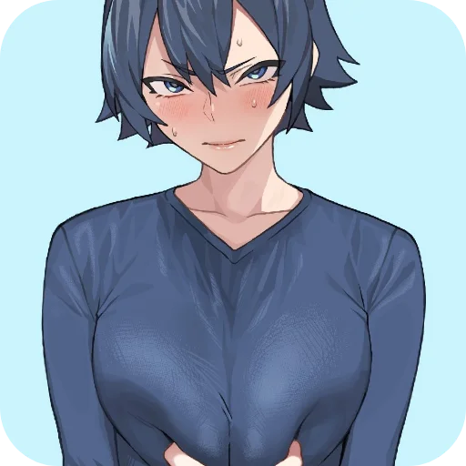 😡 Стикер «Anime Bagels 3» для Telegram