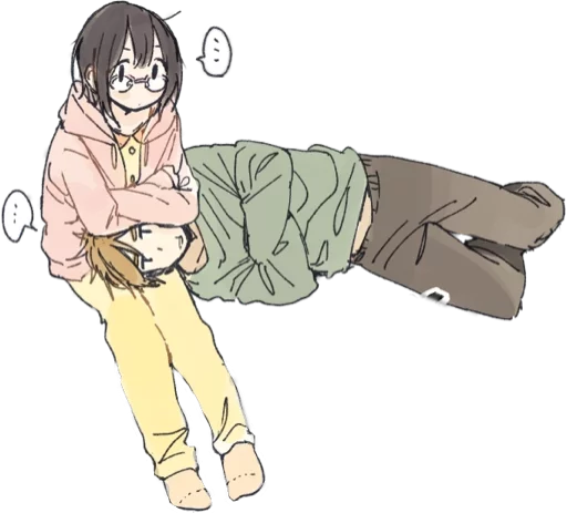 😐 Стикер «animecouple» для Telegram