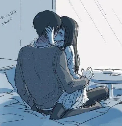 🌟 Стикер «anime couple» для Telegram