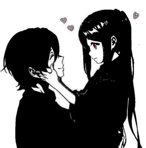 🥰 Стикер «anime couple» для Telegram