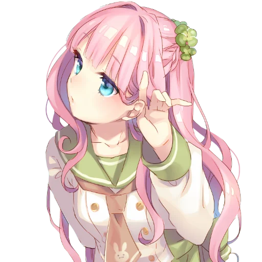 🌸 Стикер «Anime girl p.p» для Telegram