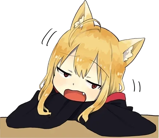 Стикерпак little fox kitsune для Telegram — скачать