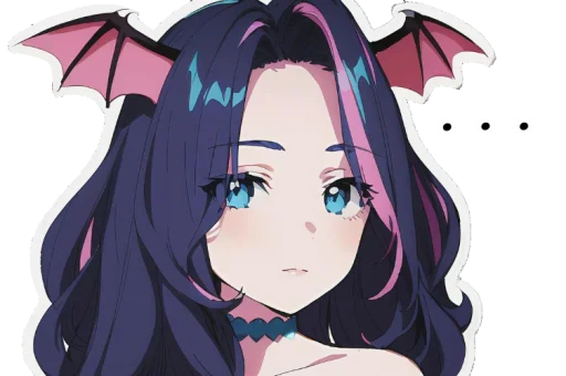 😐 Стикер «Lola chan» для Telegram
