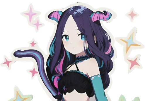 🎊 Стикер «Lola chan» для Telegram
