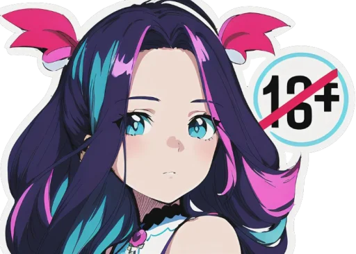 🔞 Стикер «Lola chan» для Telegram