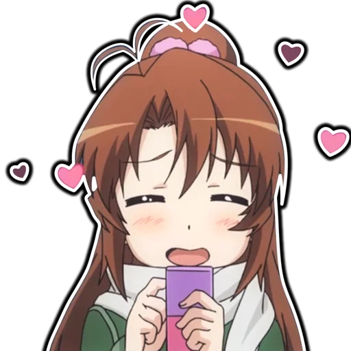 😍 Стикер «AnimeNonNonBiyoriEn» для Telegram