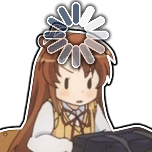 😐 Стикер «AnimeNonNonBiyoriEn» для Telegram