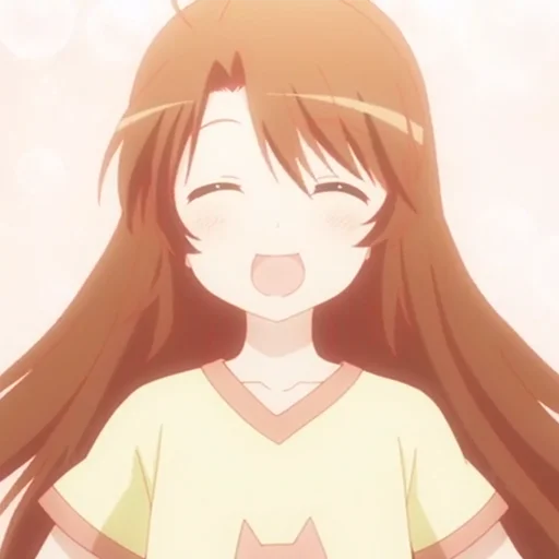 😊 Стикер «AnimeNonNonBiyoriEn» для Telegram