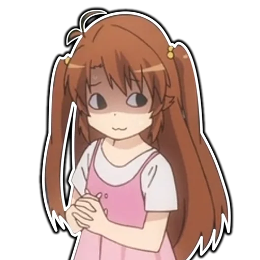 😬 Стикер «AnimeNonNonBiyoriRu» для Telegram