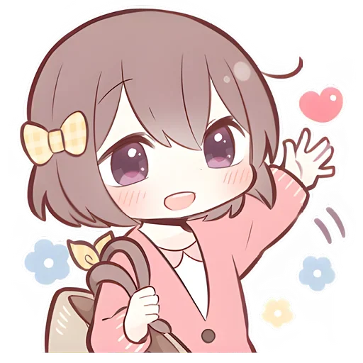 ✋ Стикер «Anime boy and girl» для Telegram