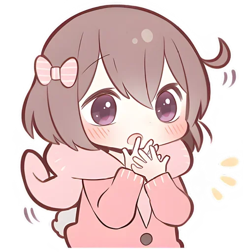 🤭 Стикер «Anime boy and girl» для Telegram