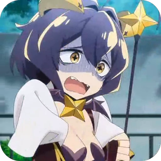 🤩 Стикер «Gushing over Magical Girls» для Telegram