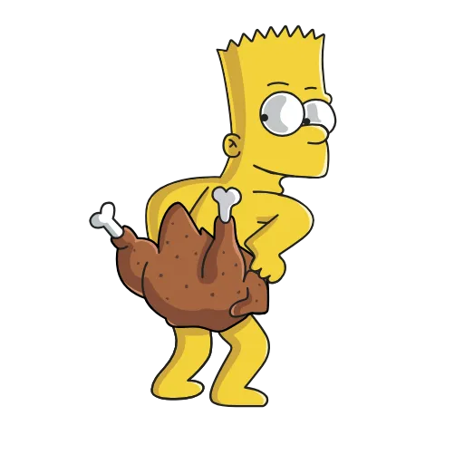 🍗 Эмодзи «Анимированные Симпсоны» для Telegram