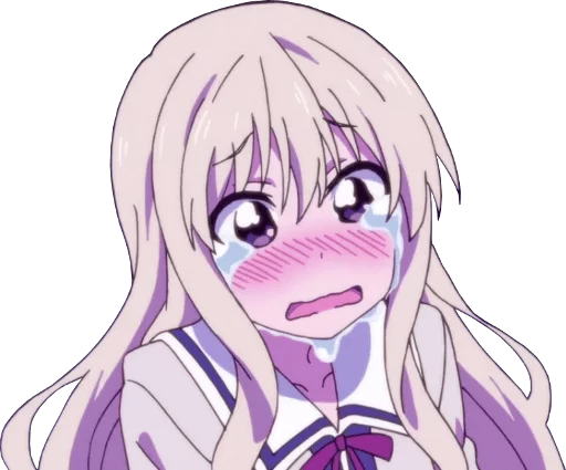 😭 Стикер «Anime moments 2» для Telegram