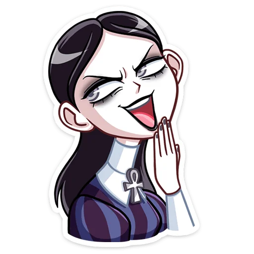 😈 Стикер «Аннабель» для Telegram