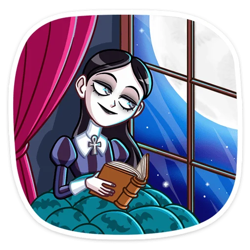 🌃 Стикер «Аннабель» для Telegram