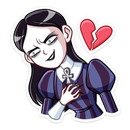 💔 Стикер «Аннабель» для Telegram