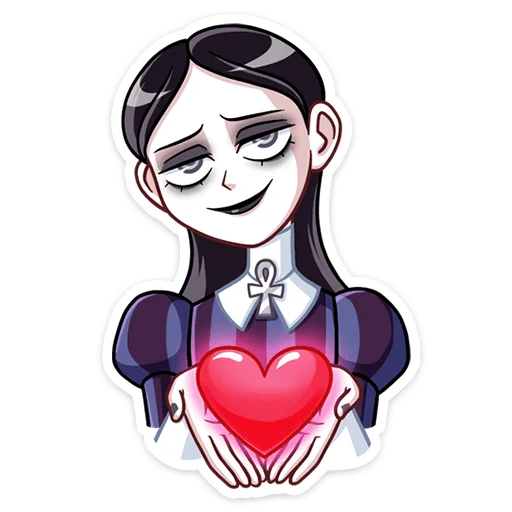 ❤️ Стикер «Аннабель» для Telegram