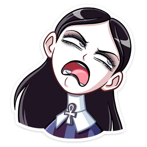 😑 Стикер «Аннабель» для Telegram
