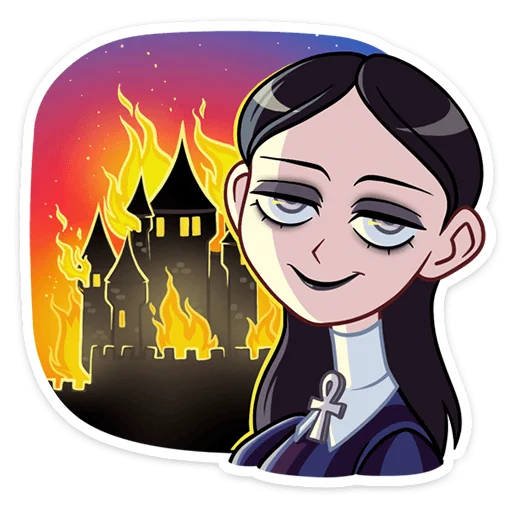 😅 Стикер «Аннабель» для Telegram
