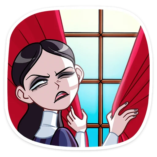 😩 Стикер «Аннабель» для Telegram
