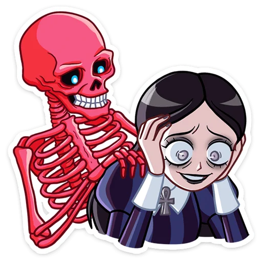 💀 Стикер «Аннабель» для Telegram