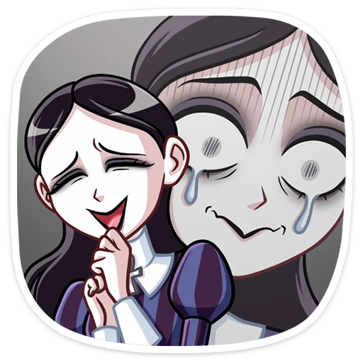 😭 Стикер «Аннабель» для Telegram