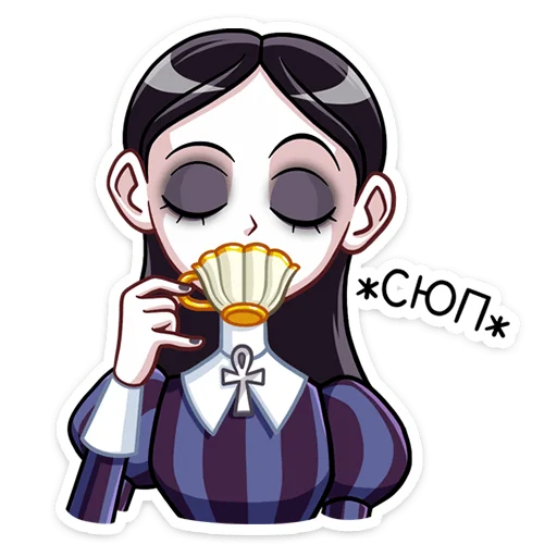 ☕️ Стикер «Аннабель» для Telegram