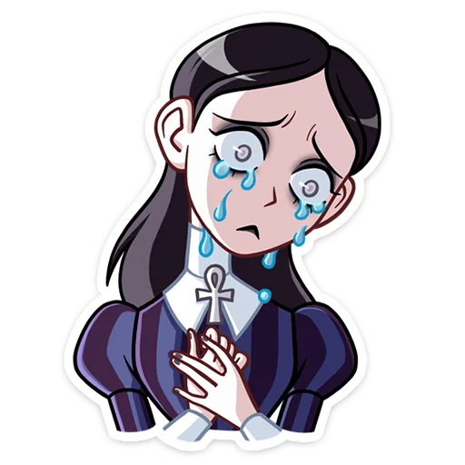 😭 Стикер «Аннабель» для Telegram