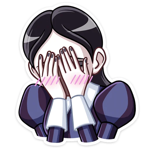 🫣 Стикер «Аннабель» для Telegram