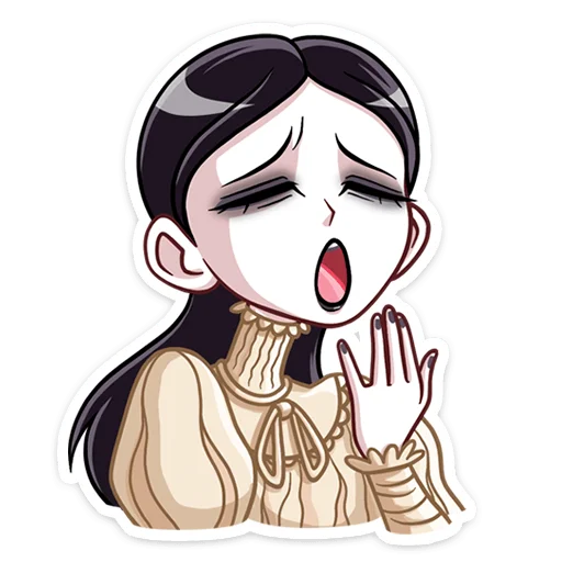 🥱 Стикер «Аннабель» для Telegram
