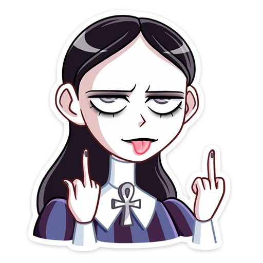 🖕 Стикер «Аннабель» для Telegram