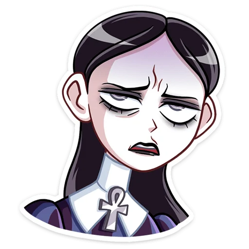 😒 Стикер «Аннабель» для Telegram
