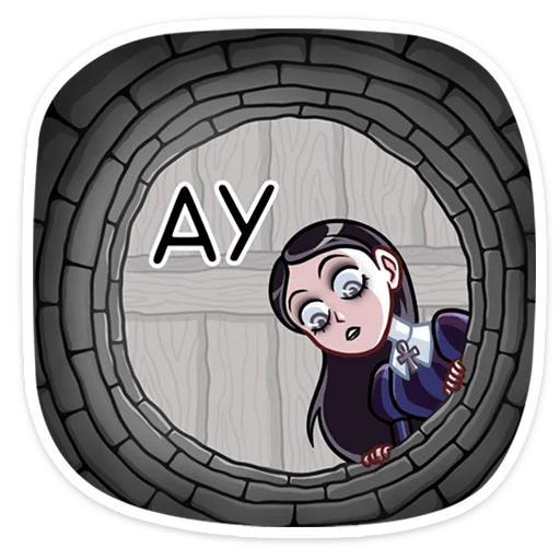 😱 Стикер «Аннабель» для Telegram