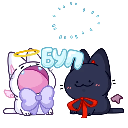 🤪 Эмодзи «Аннет и Сейлем из ВК» для Telegram