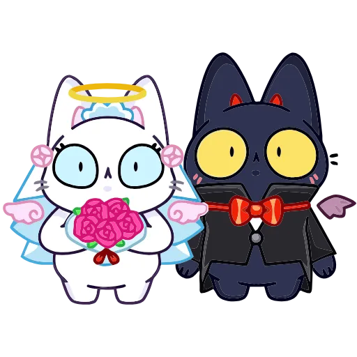 👩‍❤️‍👨 Эмодзи «Аннет и Сейлем» для Telegram