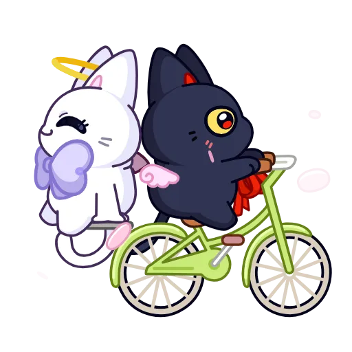 🚲 Эмодзи «Аннет и Сейлем» для Telegram